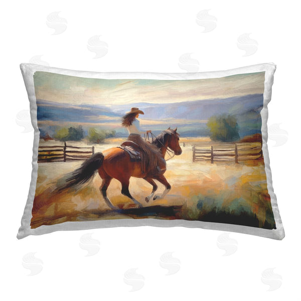stupell industries Ramona Murdock | Abstract Cowgirl on Farm