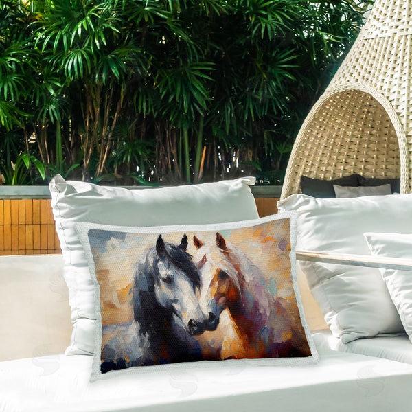 Stupell Industries Ramona Murdock | Abstract Horse Duo Portrait