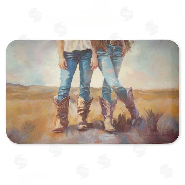 stupell industries Ramona Murdock | All About The Cowboy Boots Anti-Fatigue Mat
