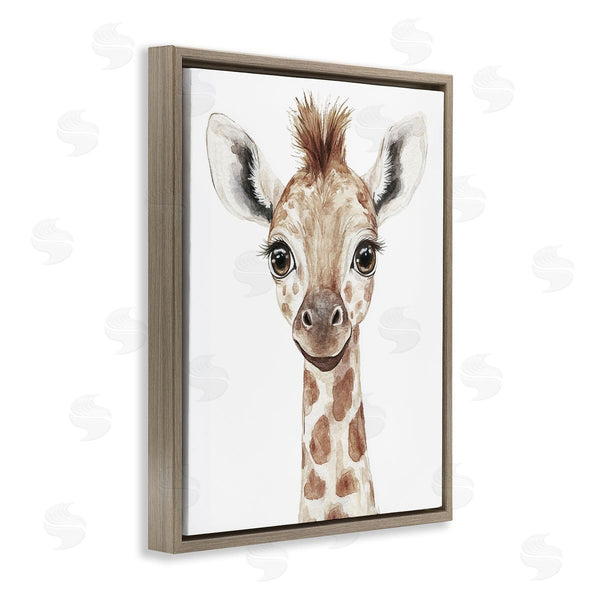 Stupell Industries Ramona Murdock | Baby Giraffe Big Smile