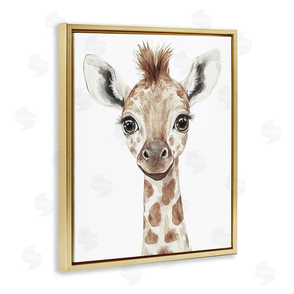Stupell Industries Ramona Murdock | Baby Giraffe Big Smile