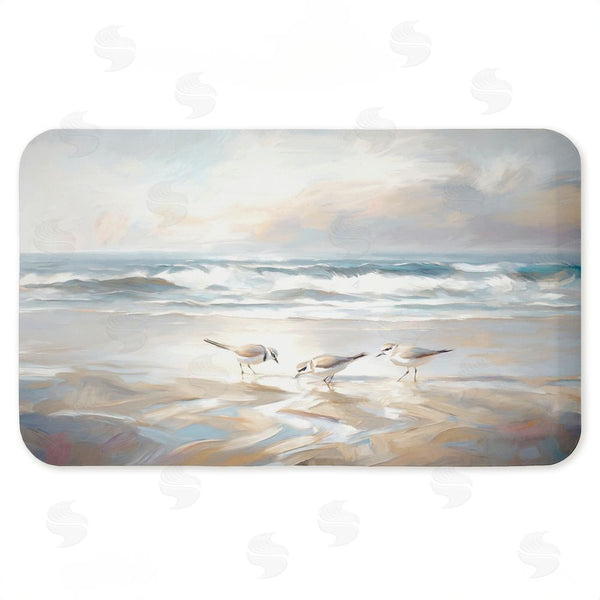stupell industries Ramona Murdock | Blue Haven Bay Birds Anti-Fatigue Mat