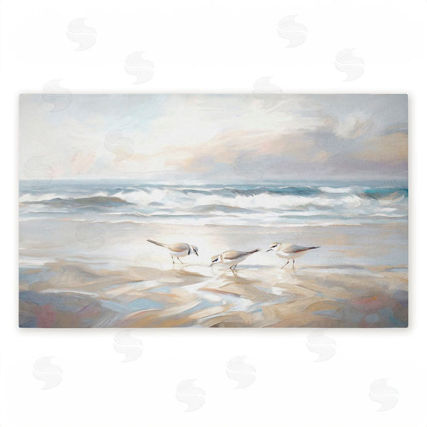 stupell industries Ramona Murdock | Blue Haven Bay Birds Non-Woven Door Mat