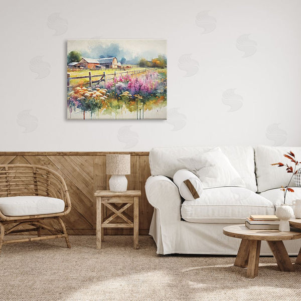 Stupell Industries Ramona Murdock | Country Barn Modern Painting Wall Art