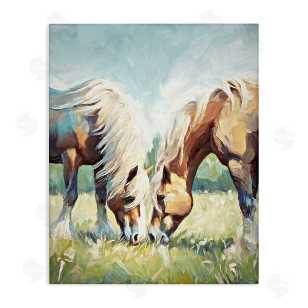 stupell industries Ramona Murdock | Country Horses Grazing Wall Art