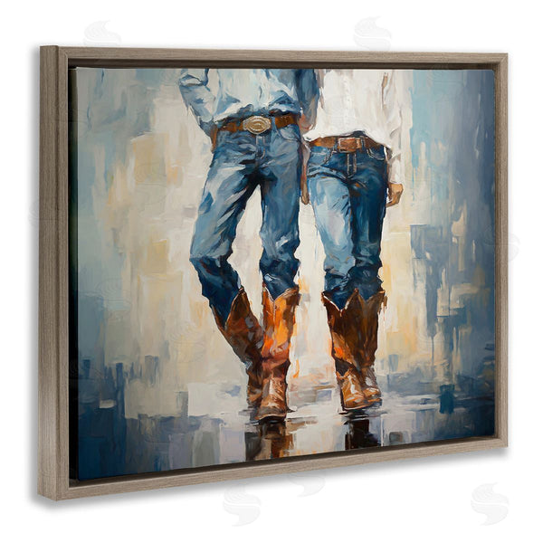 Stupell Industries Ramona Murdock | Cowboy And Cowgirl Couple