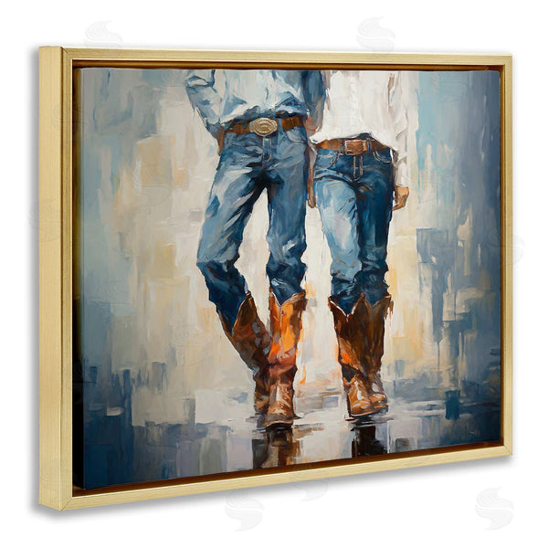 Stupell Industries Ramona Murdock | Cowboy And Cowgirl Couple