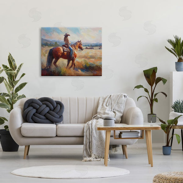 Stupell Industries Ramona Murdock | Cowgirl In Western Scene Wall Art