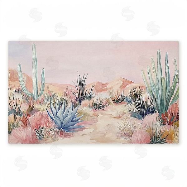 stupell industries Ramona Murdock | Desert Wonderland Cacti Non-Woven Door Mat