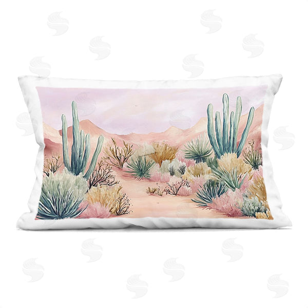 stupell industries Ramona Murdock | Desert Wonderland Vegetation Printed Throw Pillow