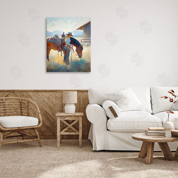 Stupell Industries Ramona Murdock | Equestrian Girl & Horse Wall Art