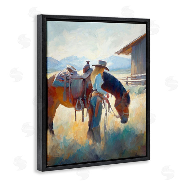 Stupell Industries Ramona Murdock | Equestrian Girl & Horse Wall Art