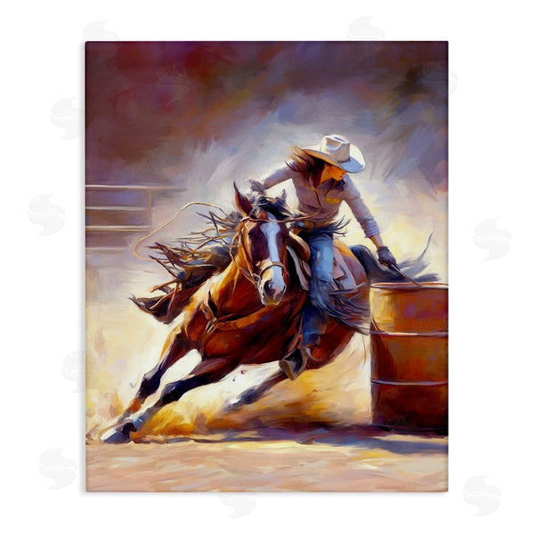 stupell industries Ramona Murdock | Equestrian Jockey Girl Wall Art