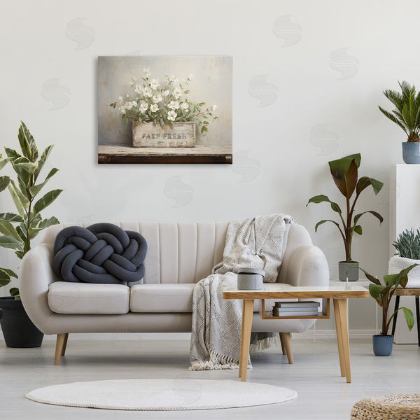 Stupell Industries Ramona Murdock | Farm Fresh Flower Planter Wall Art