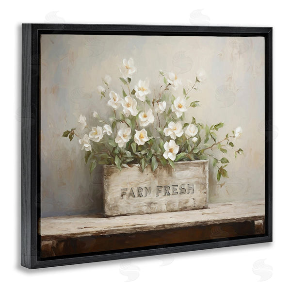 Stupell Industries Ramona Murdock | Farm Fresh Flower Planter Wall Art