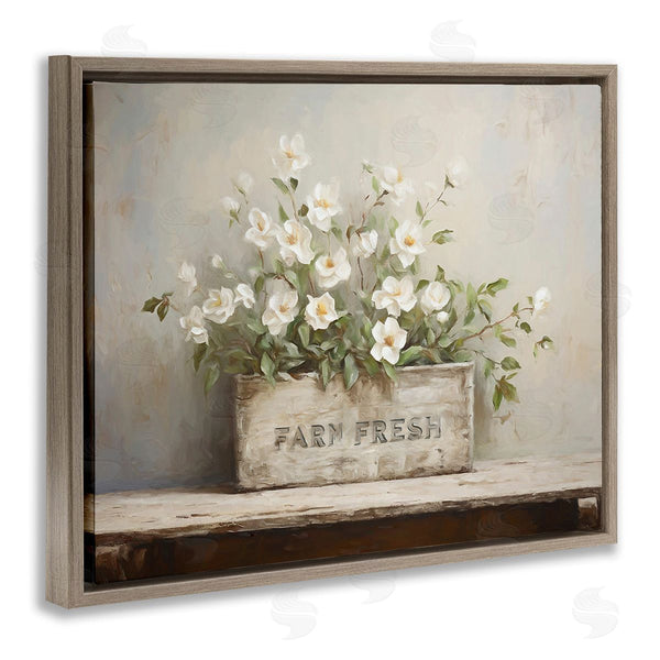 Stupell Industries Ramona Murdock | Farm Fresh Flower Planter Wall Art