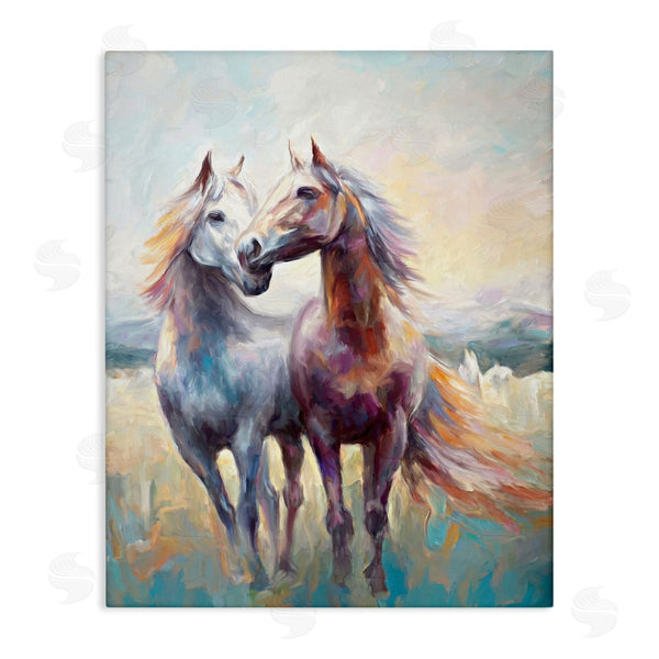 stupell industries Ramona Murdock | Galloping Horse Pair