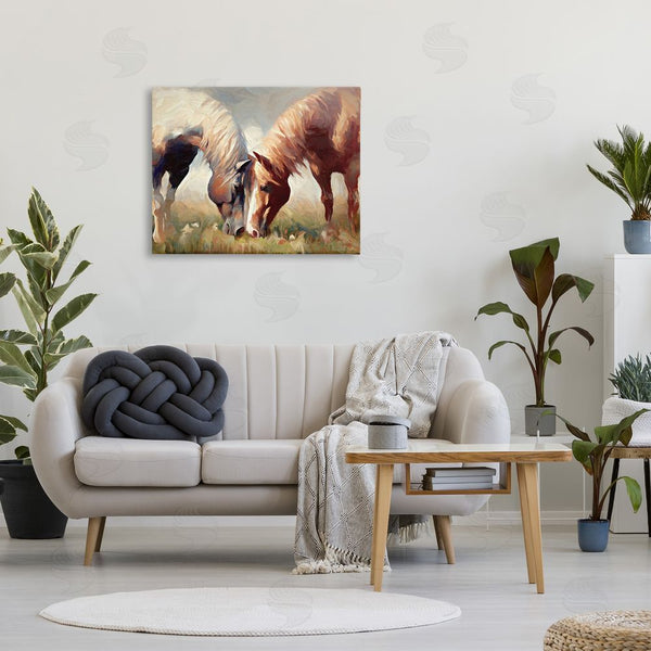 Stupell Industries Ramona Murdock | Grazing Horse Pair Wall Art