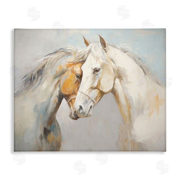 stupell industries Ramona Murdock | Grey Horse Hugs Wall Art