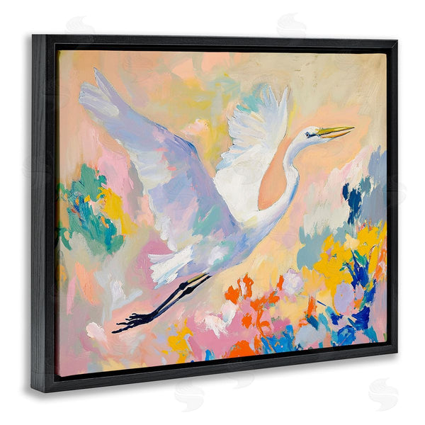 Stupell Industries Ramona Murdock | Heron And Abstract Botanicals