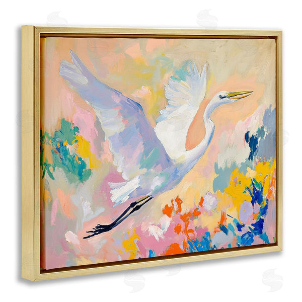 Stupell Industries Ramona Murdock | Heron And Abstract Botanicals