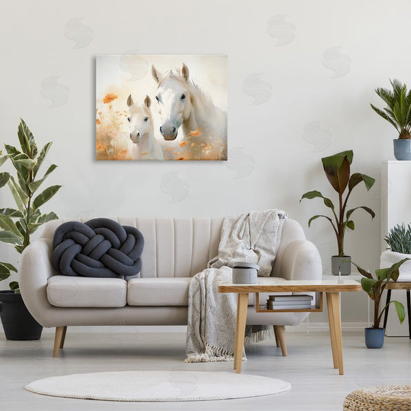 Stupell Industries Ramona Murdock | Horse & Foal With Flowers Wall Art