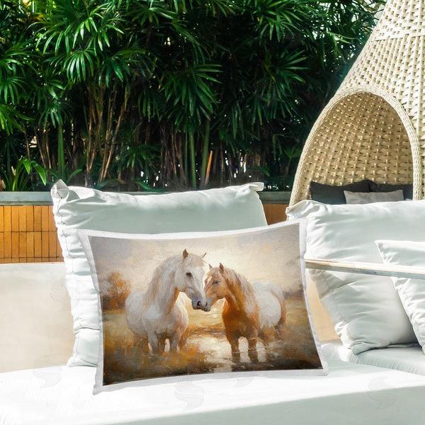 Stupell Industries Ramona Murdock | Horse Pair In River