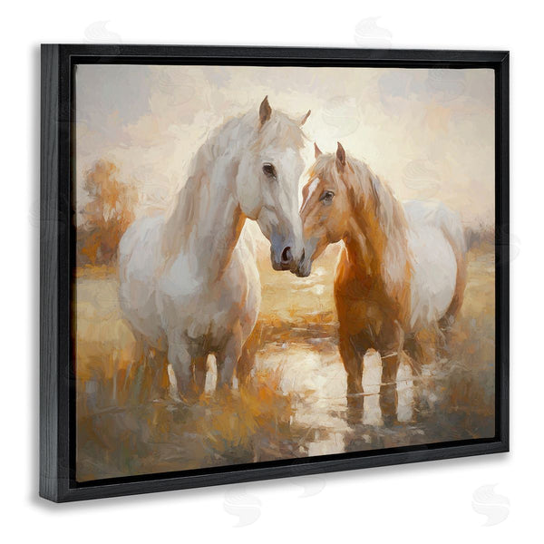 Stupell Industries Ramona Murdock | Horse Pair In River