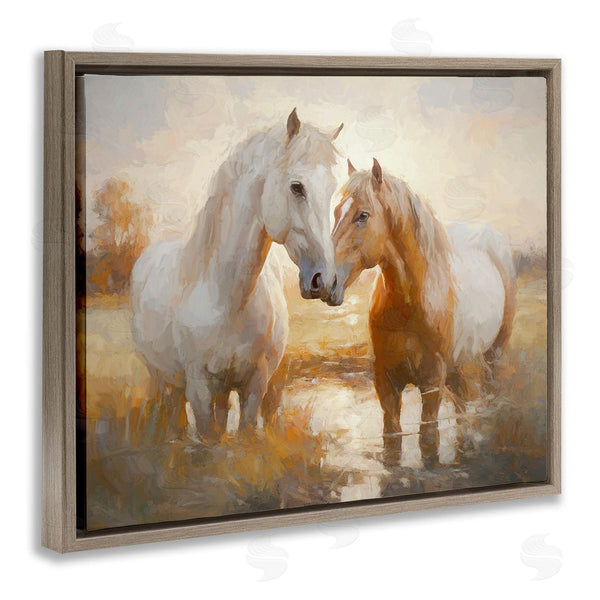 Stupell Industries Ramona Murdock | Horse Pair In River