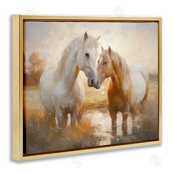 Stupell Industries Ramona Murdock | Horse Pair In River