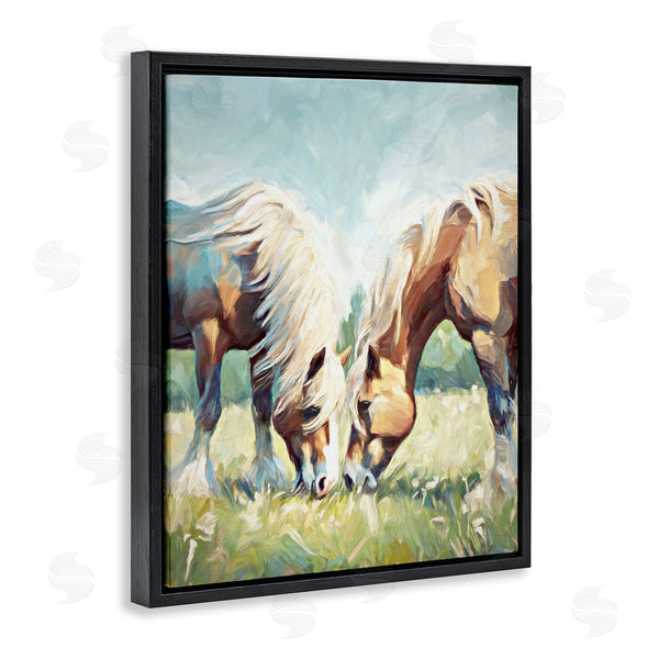 Stupell Industries Ramona Murdock | Horses Grazing Together