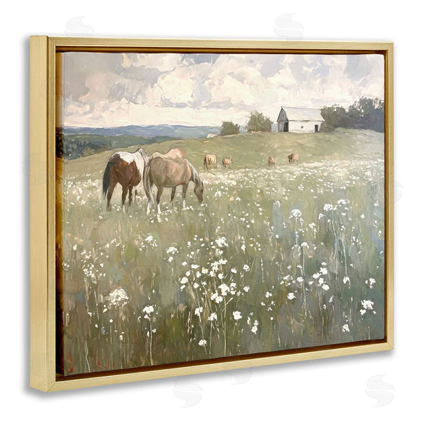 Stupell Industries Ramona Murdock | Horses In Pasture