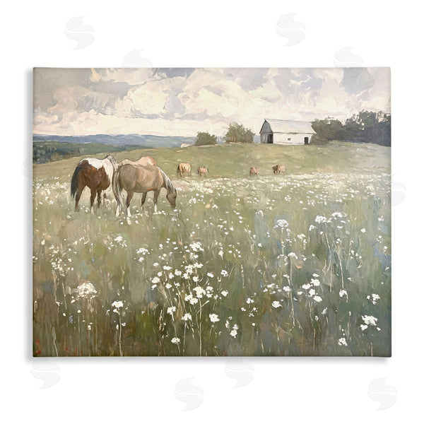 stupell industries Ramona Murdock | Horses in Pasture