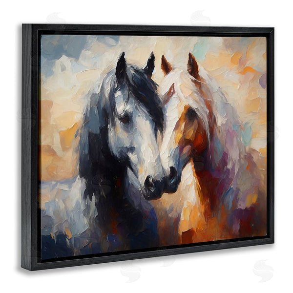 Stupell Industries Ramona Murdock | Hugging Horses Painting Wall Art