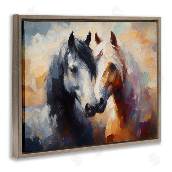 Stupell Industries Ramona Murdock | Hugging Horses Painting Wall Art