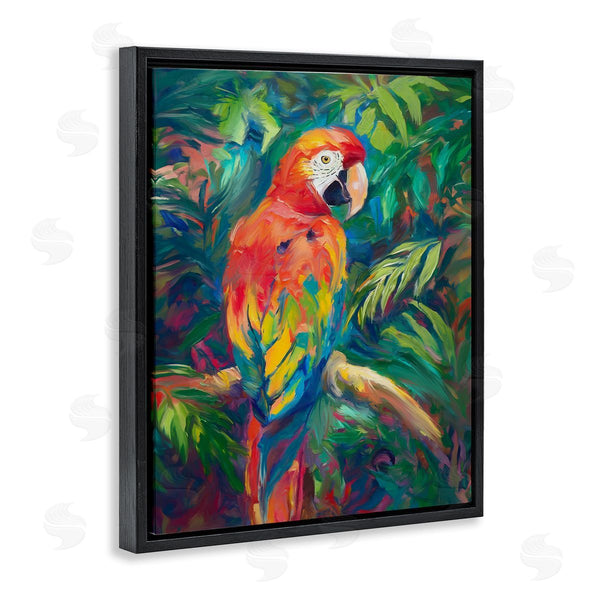 Stupell Industries Ramona Murdock | Jungle Macaw On Branch