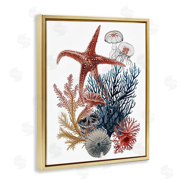 Stupell Industries Ramona Murdock | Natural Aquatic Sea Creatures