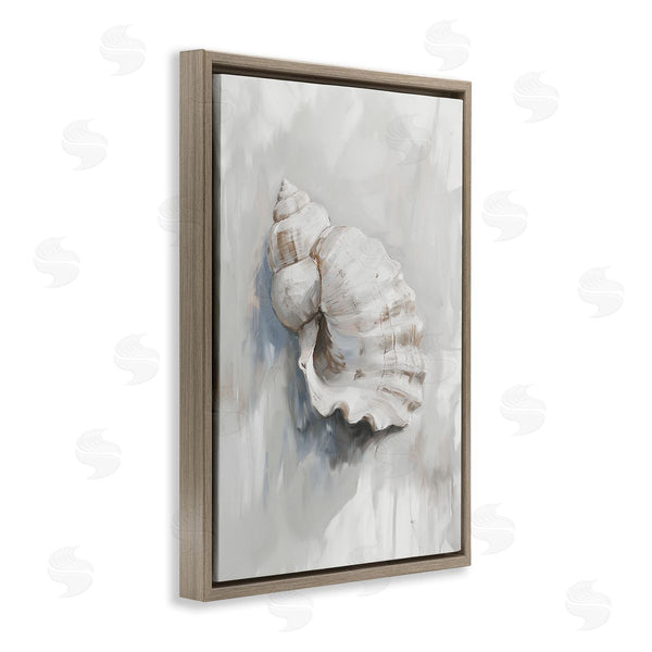Stupell Industries Ramona Murdock | Neutral Curved Seashell