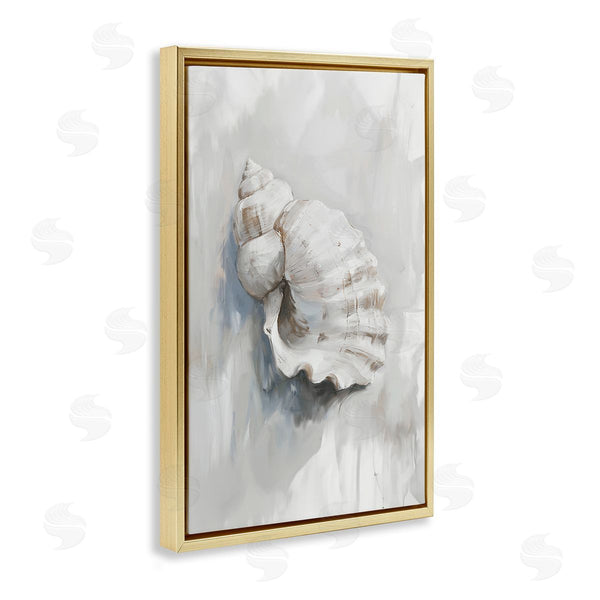 Stupell Industries Ramona Murdock | Neutral Curved Seashell