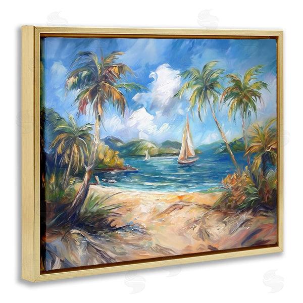 Stupell Industries Ramona Murdock | Paradise Beach Harbor