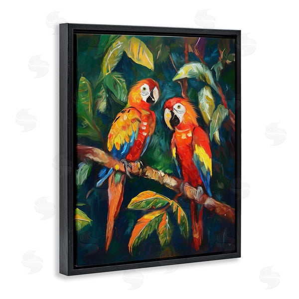Stupell Industries Ramona Murdock | Parrot Pair On Branch