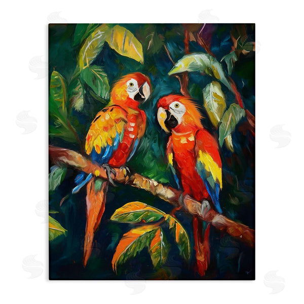 stupell industries Ramona Murdock | Parrot Pair on Branch