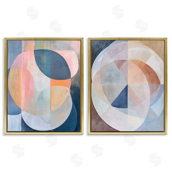 Stupell Industries Ramona Murdock | Pastel Centric Geometrics