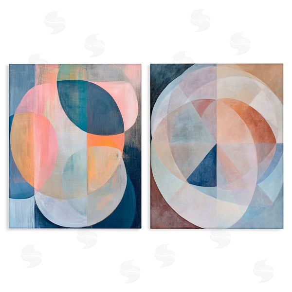 stupell industries Ramona Murdock | Pastel Centric Geometrics