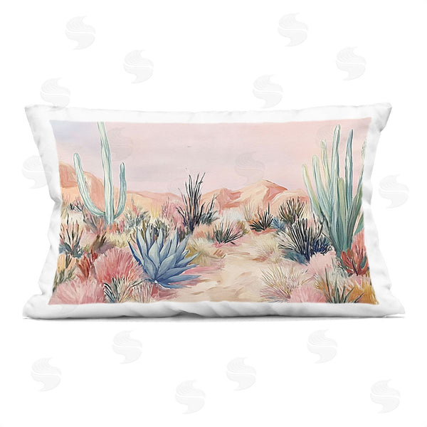 stupell industries Ramona Murdock | Pastel Desert Wonderland Printed Throw Pillow