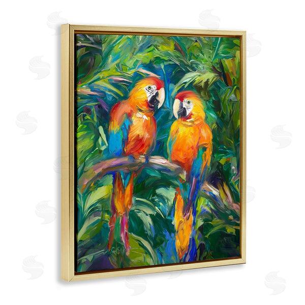 Stupell Industries Ramona Murdock | Rainforest Parrot Branch