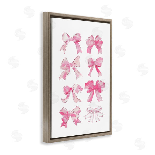 Stupell Industries Ramona Murdock | Rows Of Pink Bows