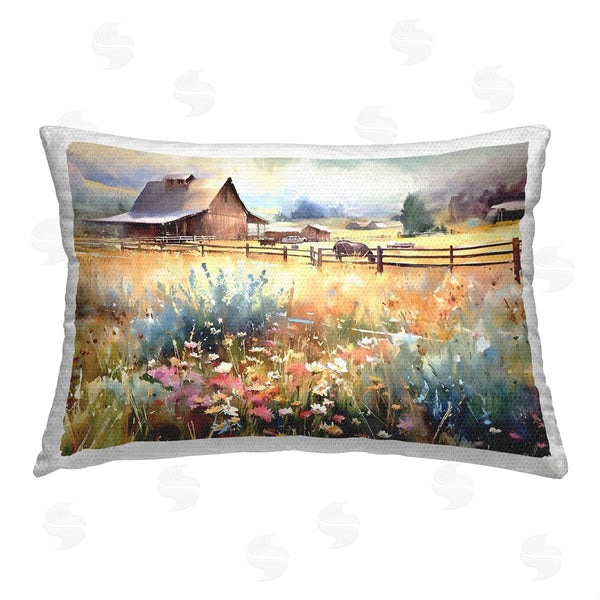 Stupell Industries Ramona Murdock | Rural Meadow With Horse