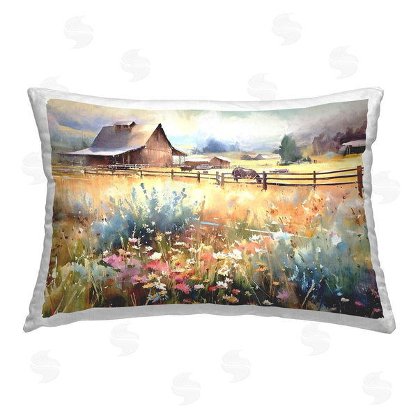stupell industries Ramona Murdock | Rural Meadow with Horse