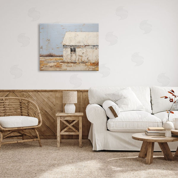 Stupell Industries Ramona Murdock | Rustic White Barn Wall Art